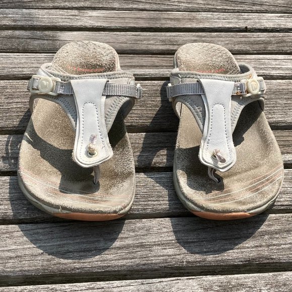 Merrell Womens White Sandals/Slides - Size 7M - Picture 4 of 13